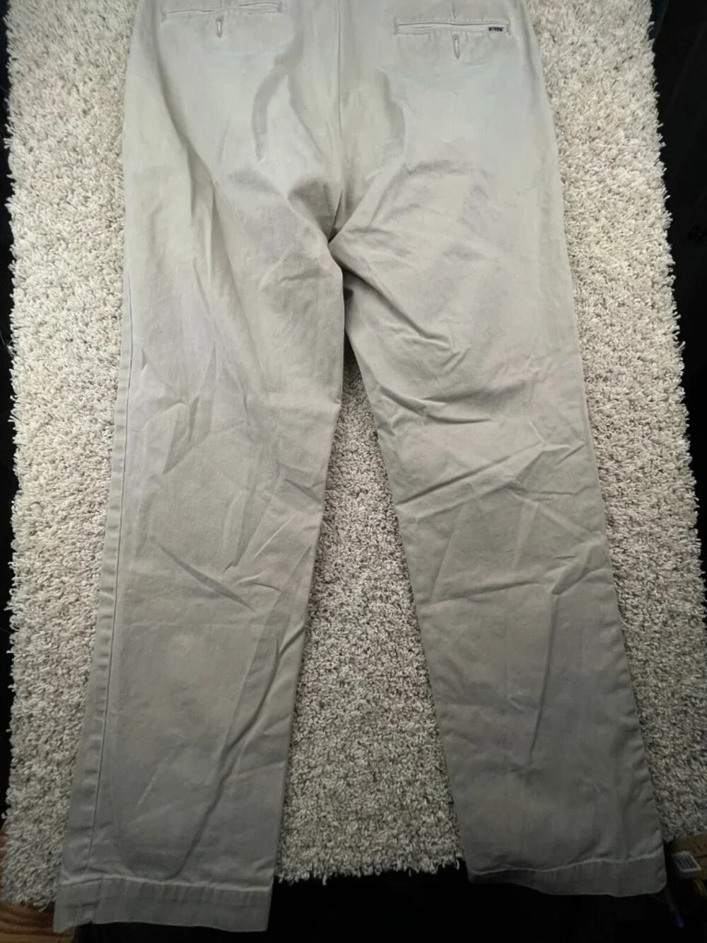 Polo Ralph Lauren 34x34 Khaki Flat Front Classic Fit Chino Pants Church BBQ